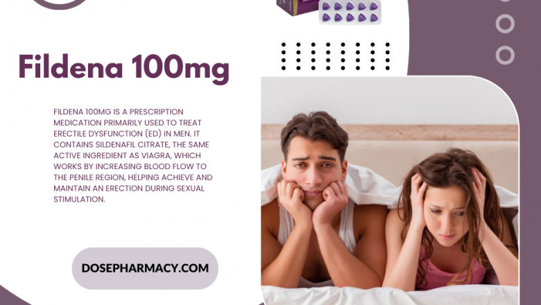 Fildena 100mg Tablet for ED Relief