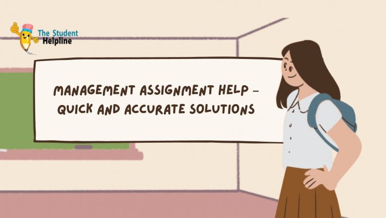 Management Assignment Help – Quick and Accurate Solutions