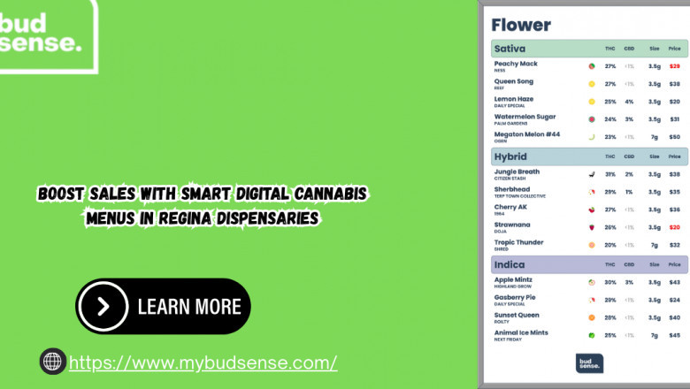 Boost Sales with Smart Digital Cannabis Menus in Regina Dispensaries