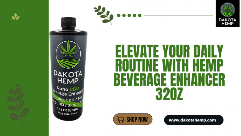 Elevate Your Daily Routine with Hemp Beverage Enhancer 32oz