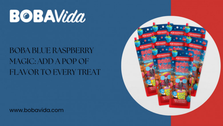 Boba Blue Raspberry Magic: Add a Pop of Flavor to Every Treat