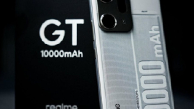 Realme unveils a 10,000 mAh concept smartphone with semi-transparent back cover in India
