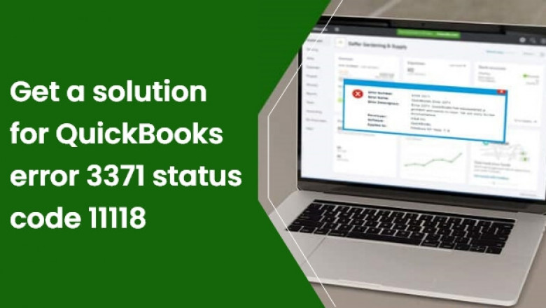 Resolve QuickBooks Error 3371 Status Code 11118 with Ease