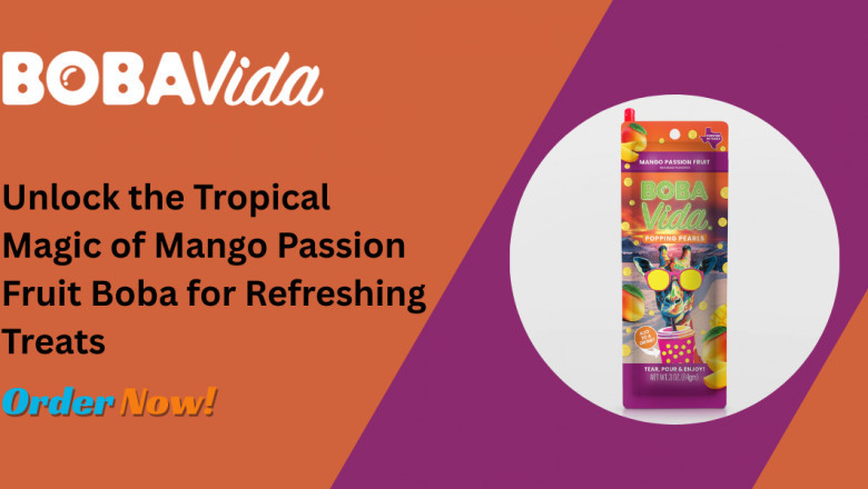 Unlock the Tropical Magic of Mango Passion Fruit Boba for Refreshing Treats