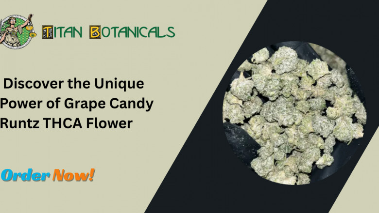 Discover the Unique Power of Grape Candy Runtz THCA Flower