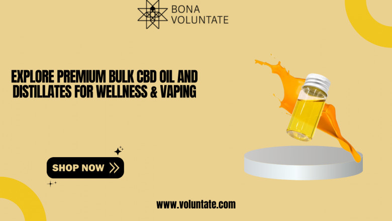 Explore Premium Bulk CBD Oil and Distillates for Wellness & Vaping